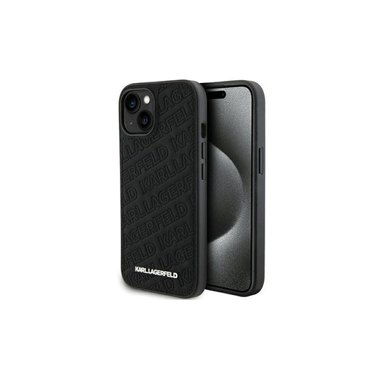 Karl Lagerfeld KLHCP15MPQKPMK iPhone 15 Plus / 14 Plus 6.7" készülékhez kemény tok Quilted K Pattern fekete -  iPhone 14 Plus/15Plus tok a Domshop kínálatából