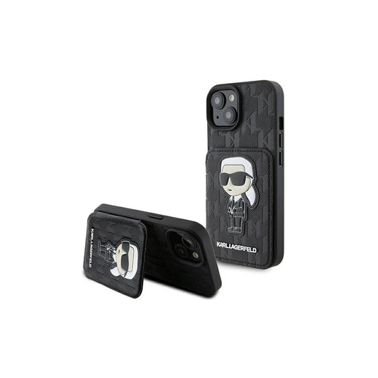 Karl Lagerfeld KLHCP15SSAKKNSCK iPhone 15/14/13 6.1" készülékhez kemény tok – Saffiano Cardslots – fekete -  iPhone 13/14/15 tok a Domshop kínálatából