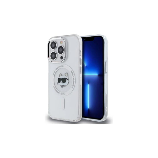 Karl Lagerfeld KLHMP13LHLSCHH iPhone 13 Pro 6.1 készülékhez keménytok IML Metal Choupette Head MagS fehér -  iPhone 13 Pro Max tok a Domshop kínálatából