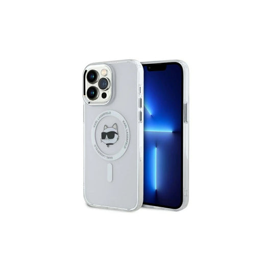 Karl Lagerfeld KLHMP13XHLSCHH iPhone 13 Pro Max 6.7 készülékhez kemény tok IML Metal Choupette Head fehér -  iPhone 13 Pro Max tok a Domshop kínálatából