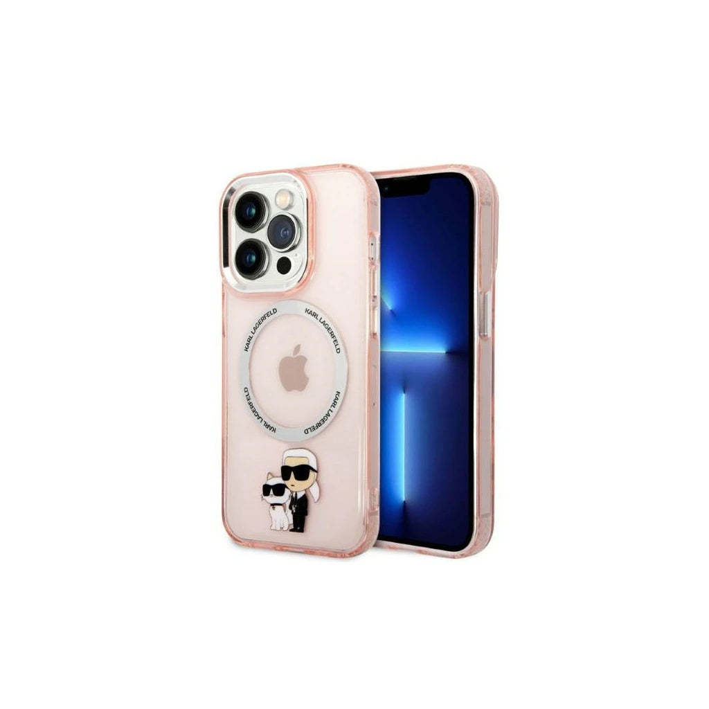 Karl Lagerfeld KLHMP14LHNKCIP iPhone 14 Pro 6,1 készülékhez keménytok Iconic Karl&Choupette Magsafe rózsaszín -  iPhone 14 Pro tok a Domshop kínálatából