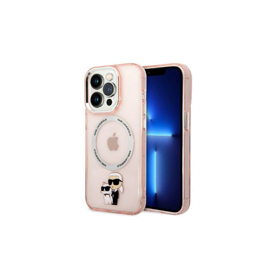 Karl Lagerfeld KLHMP14LHNKCIP iPhone 14 Pro 6,1 készülékhez keménytok Iconic Karl&Choupette Magsafe rózsaszín -  iPhone 14 Pro tok a Domshop kínálatából