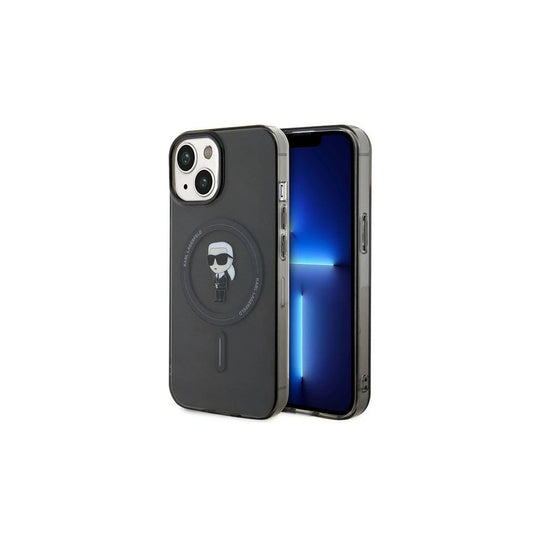 Karl Lagerfeld KLHMP14SHFCKNOK iPhone 14/15/13 6.1 készülékhez kemény tok IML Ikonik MagSafe fekete -  iPhone 13/14/15 tok a Domshop kínálatából
