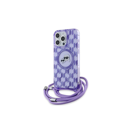 Karl Lagerfeld KLHMP15LHCKCKLCU iPhone 15 Pro 6.1 készülékhez merev tok IML Crossbody Monogram K lila -  iPhone 15 Pro tok a Domshop kínálatából