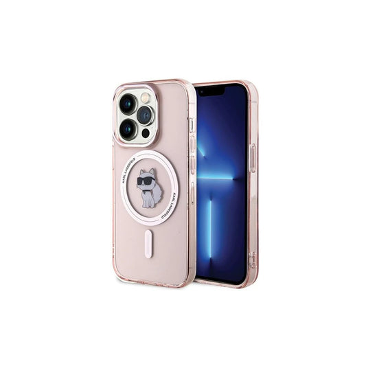 Karl Lagerfeld KLHMP15LHFCCNOP iPhone 15 Pro 6.1 készülékhez kemény tok IML Choupette MagSafe rózsaszín -  iPhone 15 Pro tok a Domshop kínálatából