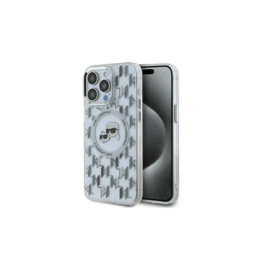Karl Lagerfeld KLHMP15LHMCKMHT iPhone 15 Pro 6.1" készülékhez tok IML Monogram Karl&Choupet átlátszó -  iPhone 15 Pro tok a Domshop kínálatából