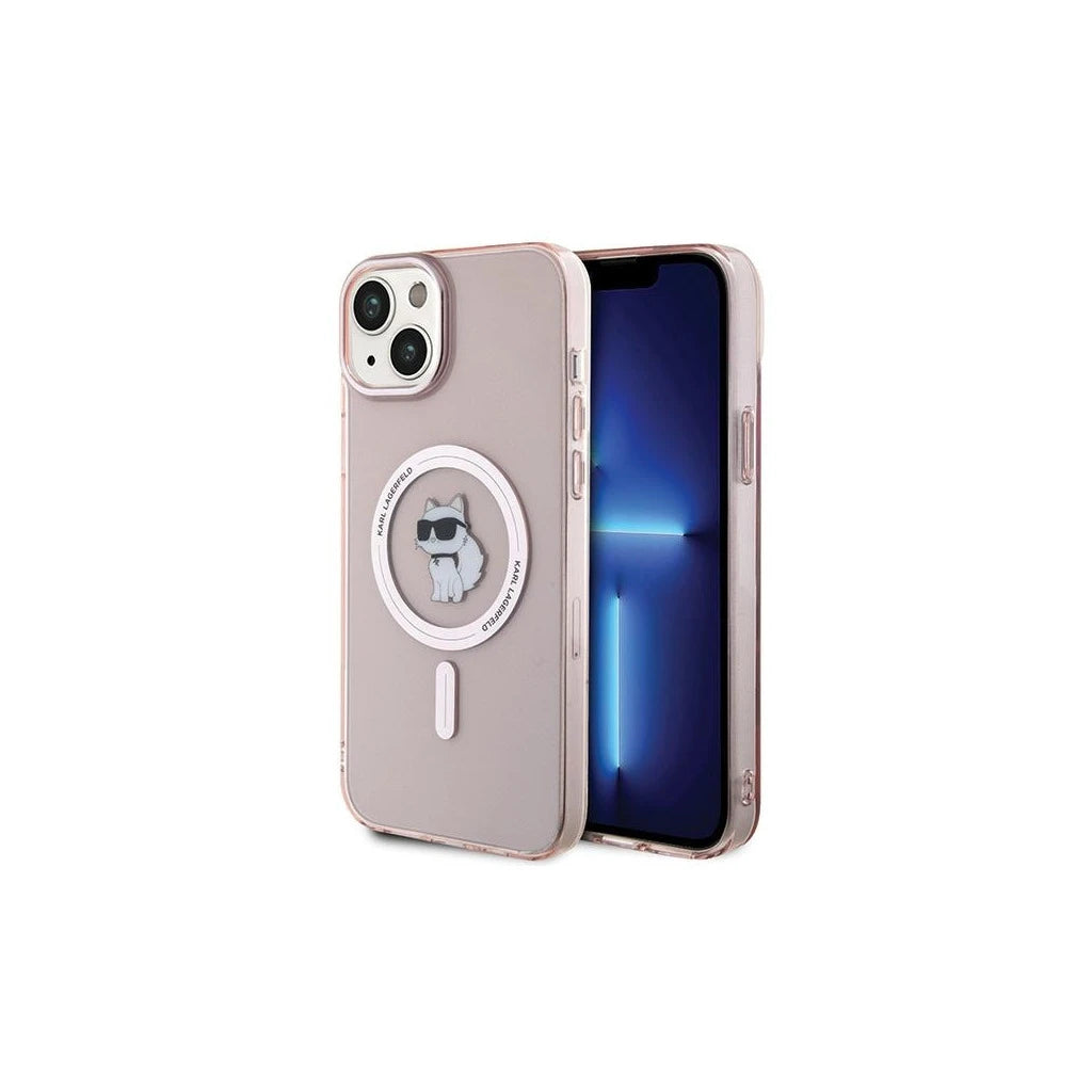 Karl Lagerfeld KLHMP15MHFCCNOP iPhone 15 Plus / 14 Plus 6.7" készülékhez kemény tok IML Choupette MagSa rózsaszín -  iPhone 14 Plus/15Plus tok a Domshop kínálatából