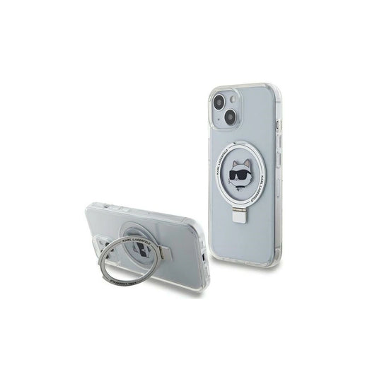 Karl Lagerfeld KLHMP15MHMRSCHH iPhone 15 Plus / 14 Plus 6.7" készülékhez kemény tok Ring Stand Choupett fehér -  iPhone 14 Plus/15Plus tok a Domshop kínálatából