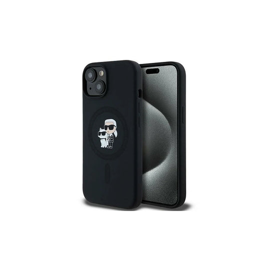 Karl Lagerfeld KLHMP15MSCMKCRHK iPhone 15 Plus / 14 Plus 6.7" készülékhez kemény tok Silicone Karl & C fekete -  iPhone 14 Plus/15Plus tok a Domshop kínálatából