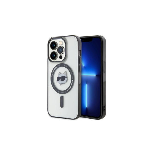 Karl Lagerfeld KLHMP15XHCHNOTK iPhone 15Pro Max 6.7" készülékhez kemény tok IML Choupette`s Head MagSa átlátszó -  iPhone 15 Pro Max tok a Domshop kínálatából