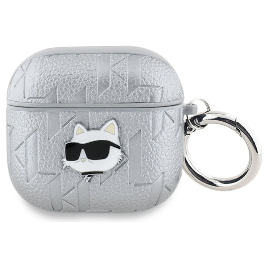 Karl Lagerfeld Monogram Choupette tok AirPods 4 készülékhez ezüst -  AirPods 4 tok a Domshop kínálatából