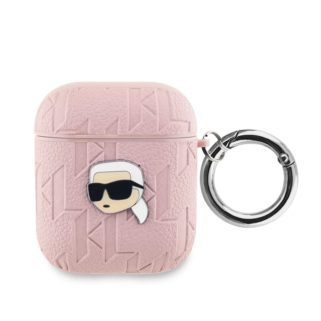 Karl Lagerfeld PU Embossed Karl Head tok AirPods 1/2 készülékhez rózsaszín -  AirPods 1/2 tok a Domshop kínálatából