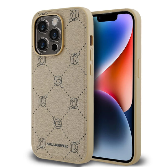 Karl Lagerfeld PU Karl Heads Pattern MagSafe tok iPhone 14 Pro Max készülékhez bézs -  iPhone 14 Pro Max tok a Domshop kínálatából