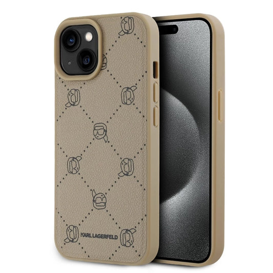 Karl Lagerfeld PU Karl Heads Pattern MagSafe tok iPhone 15 készülékhez bézs -  iPhone 15 tok a Domshop kínálatából