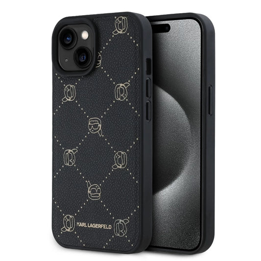 Karl Lagerfeld PU Karl Heads Pattern MagSafe tok iPhone-15 készülékhez fekete -  iPhone 15 tok a Domshop kínálatából