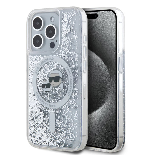 Karl Lagerfeld csillogós átlátszó tok KLHMP15LLGKCSGH Apple Iphone 15 Pro készülékhez -  iPhone 15 Pro tok a Domshop kínálatából