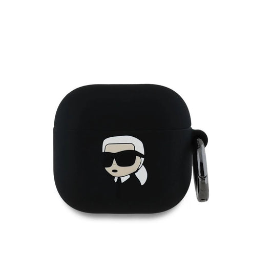 Karl Lagerfeld tok fekete KLA4RUNIKK Apple Airpods 4 készülékhez -  AirPods 4 tok a Domshop kínálatából