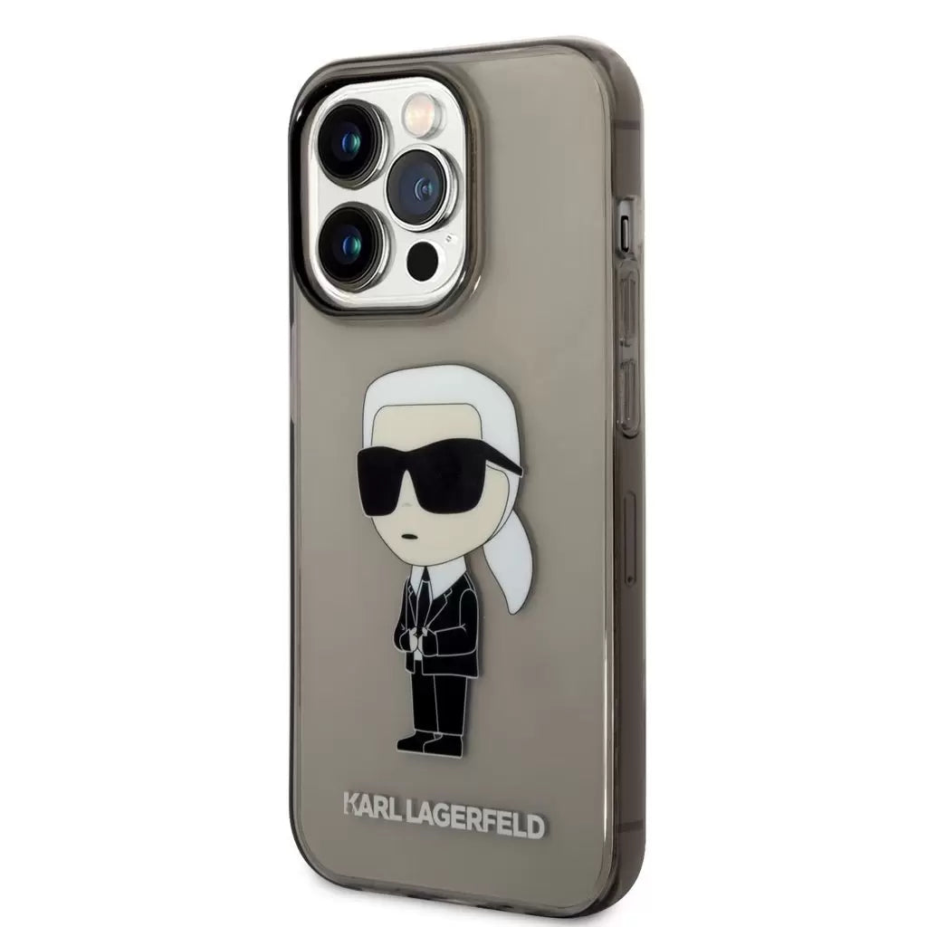 Karl Lagerfeld tok fekete KLHCP14LHNIKTCK Iphone 14 Pro készülékhez -  iPhone 14 Pro tok a Domshop kínálatából
