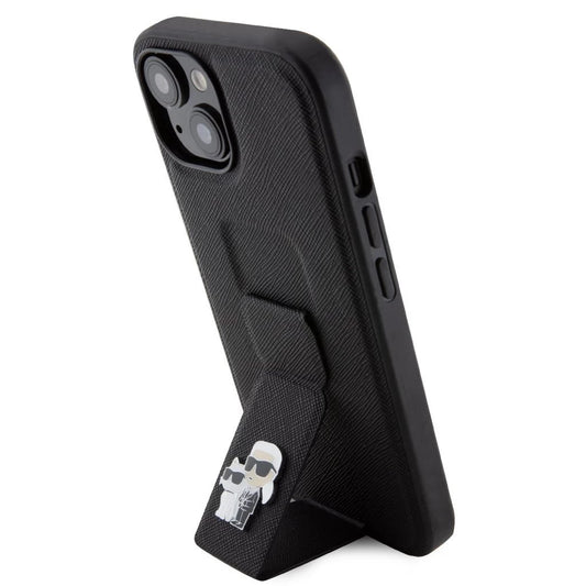 Karl Lagerfeld tok fekete KLHCP15SGSAKCPK Apple Iphone 15 készülékhez -  iPhone 15 tok a Domshop kínálatából