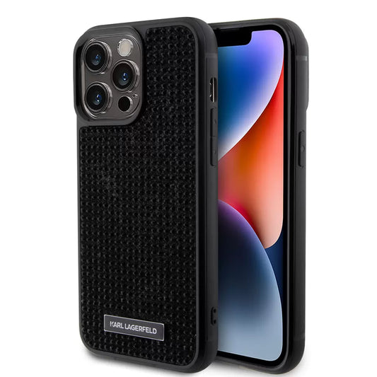 Karl Lagerfeld tok fekete KLHCP15XHDSPLK Apple Iphone 15 Pro Max készülékhez -  iPhone 15 Pro Max tok a Domshop kínálatából