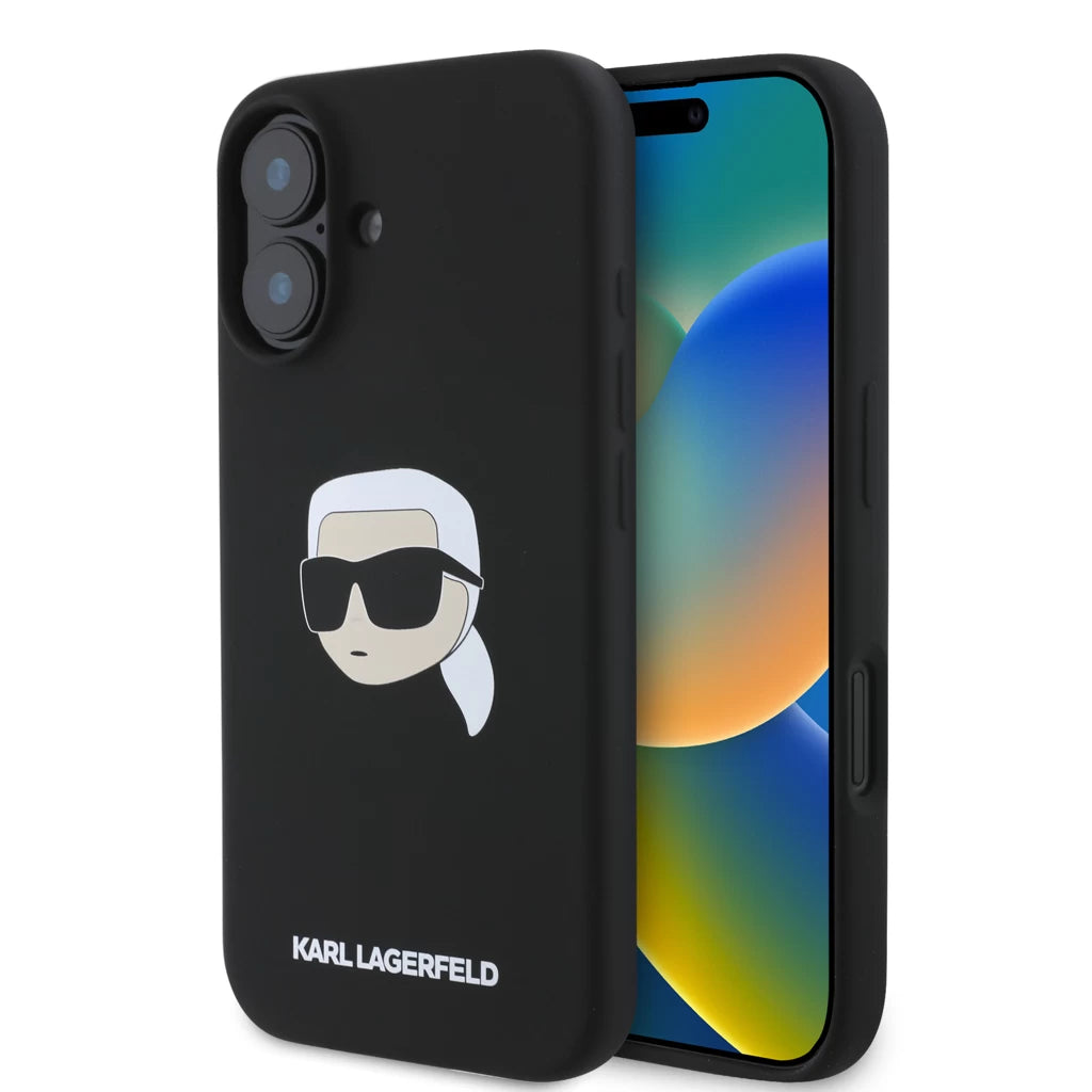 Karl Lagerfeld tok fekete KLHMP16SSKHPPLK Apple Iphone 16 készülékhez -  iPhone 16 tok a Domshop kínálatából