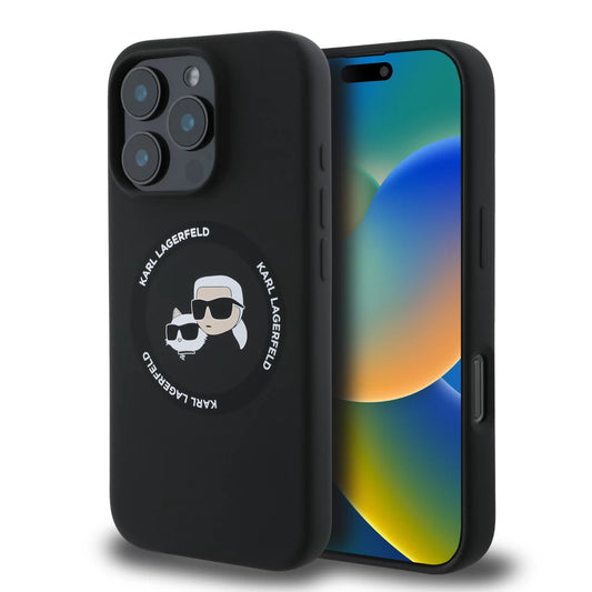 Karl Lagerfeld tok fekete KLHMP16XSKCHTCK Apple Iphone 16 Pro Max készülékhez -  iPhone 16 Pro Max tok a Domshop kínálatából
