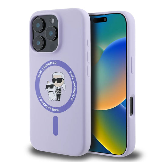 Karl Lagerfeld tok lila KLHMP16LSCMKCRHU Apple Iphone 16 Pro készülékhez -  iPhone 16 Pro tok a Domshop kínálatából