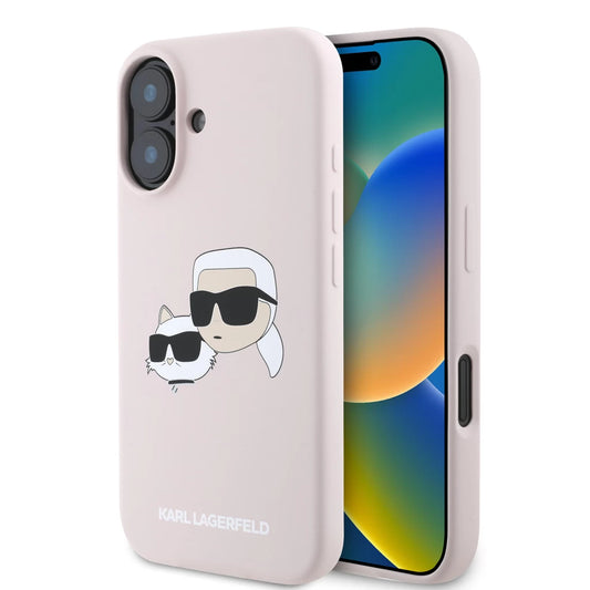 Karl Lagerfeld tok pink KLHMP16SSKCHPPLP Apple Iphone 16 készülékhez -  iPhone 16 tok a Domshop kínálatából