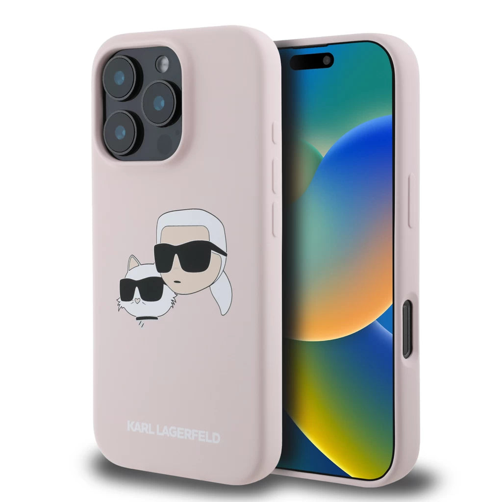 Karl Lagerfeld tok pink KLHMP16XSKCHPPLP Apple Iphone 16 Pro Max készülékhez -  iPhone 16 Pro Max tok a Domshop kínálatából