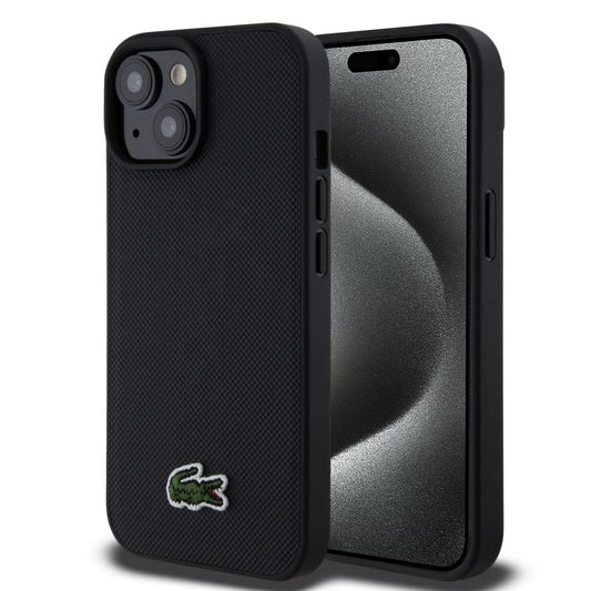 Lacoste Iconic Petit Pique Woven Logo MagSafe tok iPhone 15 készülékhez fekete -  iPhone 15 tok a Domshop kínálatából