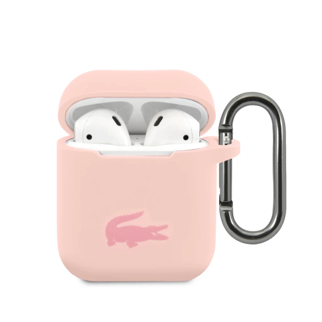 Lacoste Liquid Silicone Glossy Printing Logo tok Airpods 1/2 készülékhez rózsaszín -  AirPods 1/2 tok a Domshop kínálatából