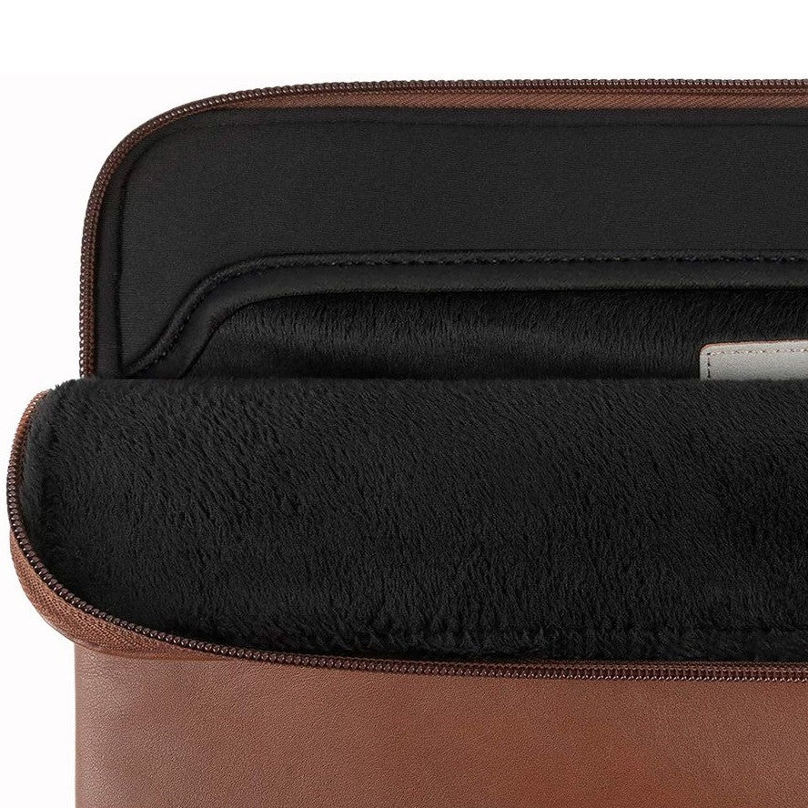 Laptop táska, 13 - 14" készülékhez, TP Fleece, barna -  12-14" laptop táskák a Domshop kínálatából