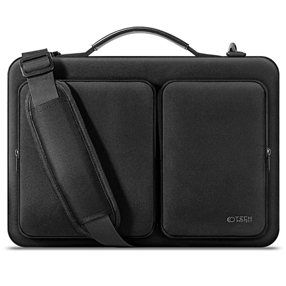 Laptop táska, 13 - 14" készülékhez, vállpánttal, TP Defender Bag, fekete -  12-14" laptop táskák a Domshop kínálatából