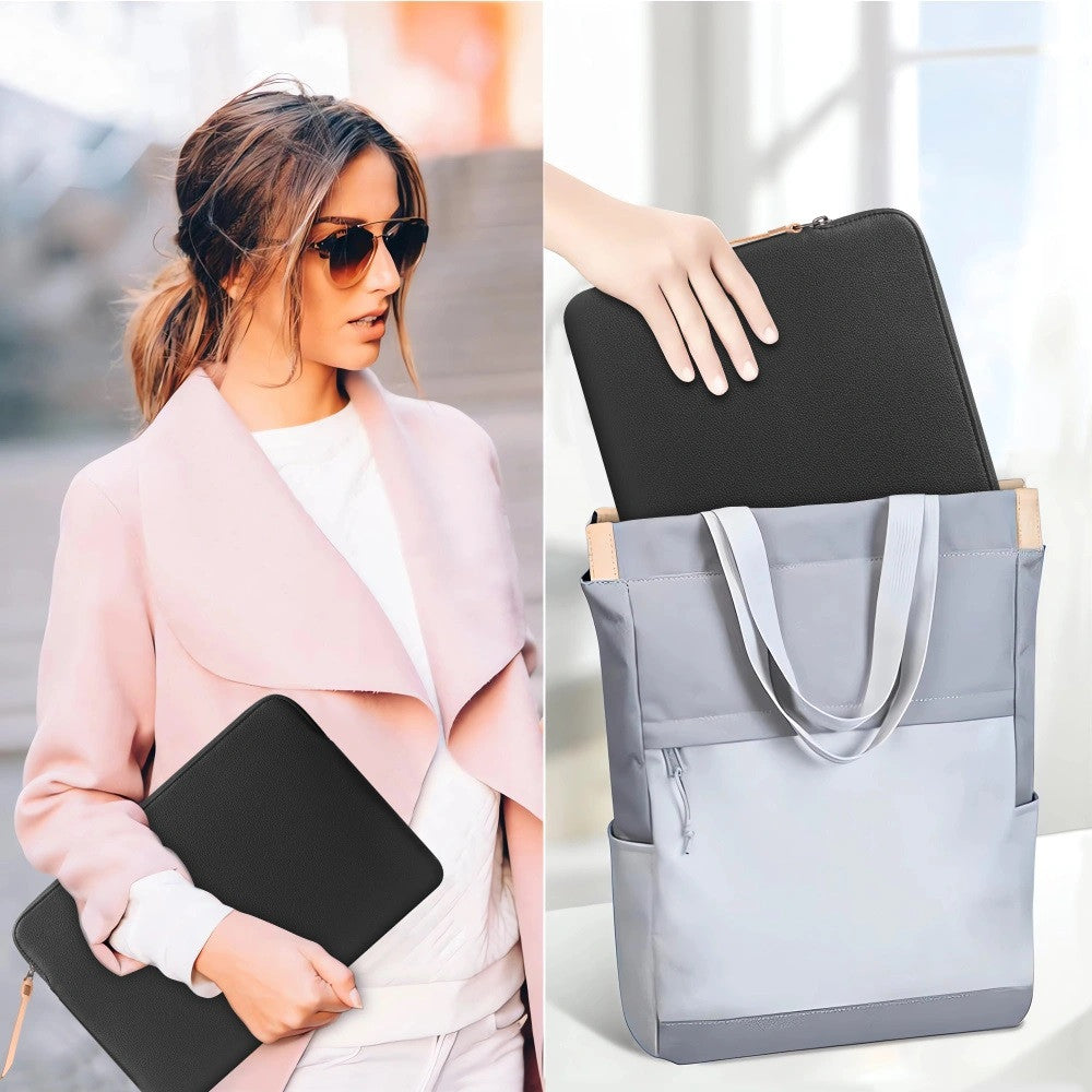Laptop táska, 15 - 16" készülékhez, TP Fleece, fekete -  15-16" laptop táskák a Domshop kínálatából