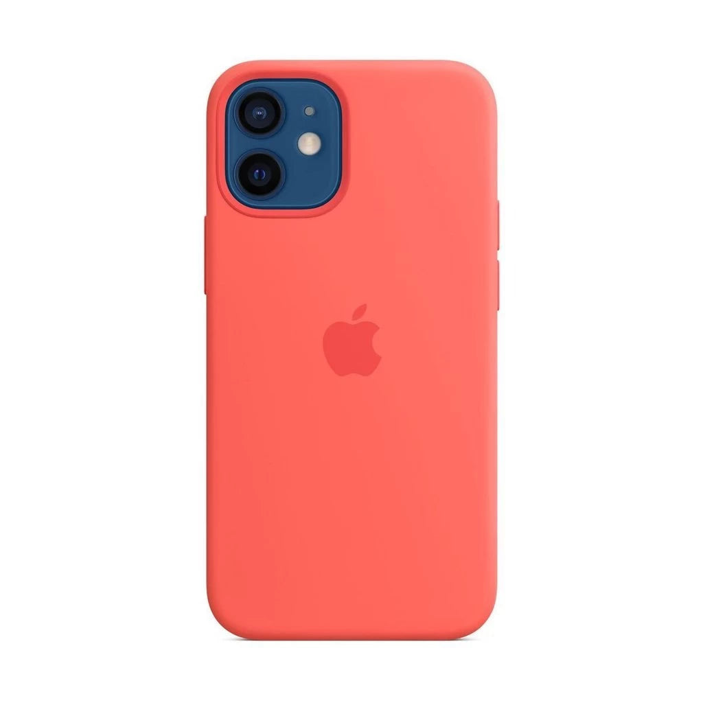 MHKP3ZM/A Apple Silicone Magsafe tok iPhone 12 Mini készülékhez rózsaszín Citrus -  iPhone 12 Mini tok a Domshop kínálatából