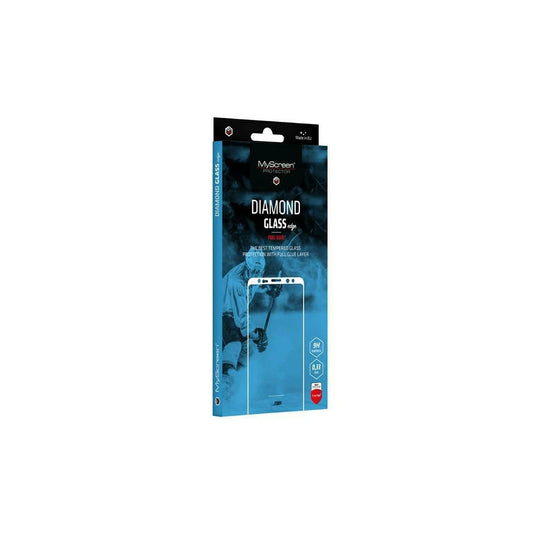 MS Diamond Glass Edge FG iPhone 14 Pro 6.1" készülékhez Full Glue kijelzővédő fekete -   a Domshop kínálatából