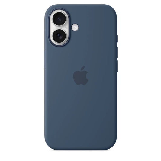 MYY23ZM/A Apple Silicone Magsafe tok iPhone 16 készülékhez denim -  iPhone 16 tok a Domshop kínálatából