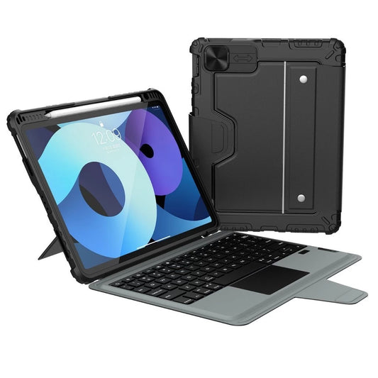 Nillkin Bumper Combo billentyűzetes tok (Backlit Version) iPad Air 4/5/10.9 (2020/11, 2024/2025) és iPad Pro 11 (2020/2021/2022) készülékhez fekete -  iPad Air 10.9" (2020/2022) és 11" (2024/2025) tok a Domshop kínálatából