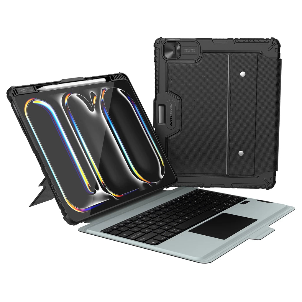 Nillkin Bumper Combo billentyűzetes tok (Backlit Version) iPad Pro 13 2024 készülékhez fekete -  iPad Pro 13" (2024) tok a Domshop kínálatából