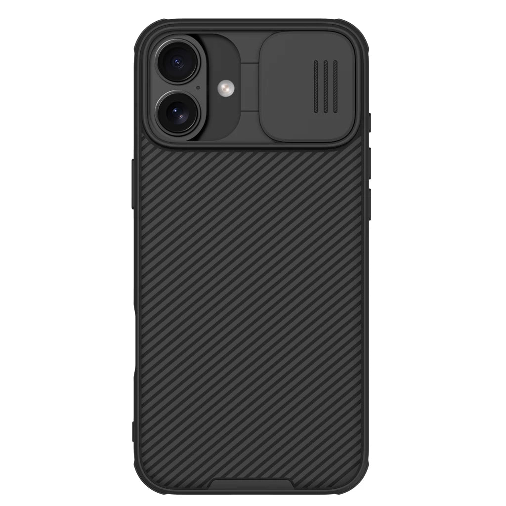 Nillkin CamShield PRO kemény tok Apple iPhone 16 Plus készülékhez fekete -  iPhone 16 Plus tok a Domshop kínálatából