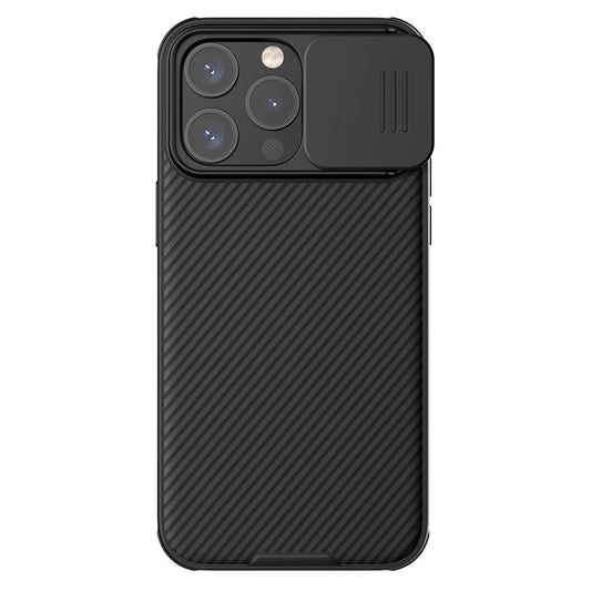 Nillkin CamShield PRO mágneses kemény tok Apple iPhone 15 Pro Max készülékhez fekete -  iPhone 15 Pro Max tok a Domshop kínálatából