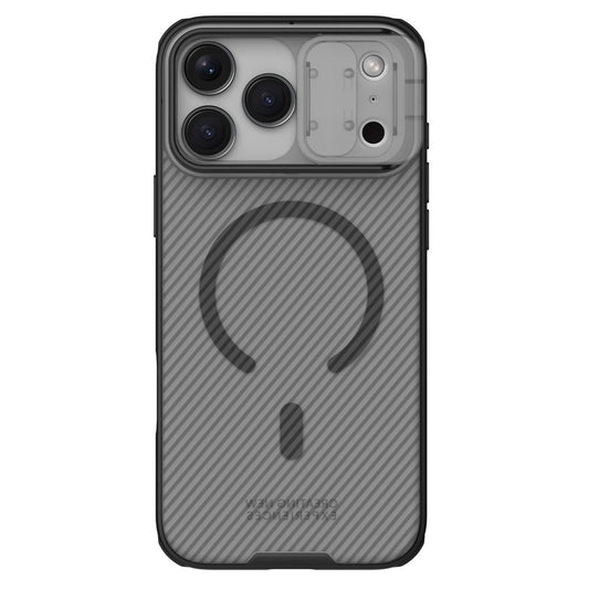 Nillkin CamShield PRO mágneses merev tok Apple iPhone 17 Pro Max készülékhez átlátszó fekete -  iPhone 17 Pro Max tok a Domshop kínálatából