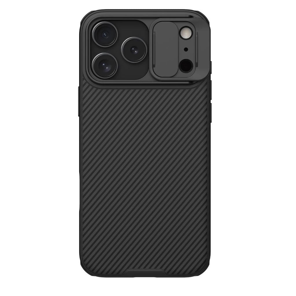 Nillkin CamShield PRO tok Apple iPhone 17 Pro Max készülékhez fekete -  iPhone 17 Pro Max tok a Domshop kínálatából