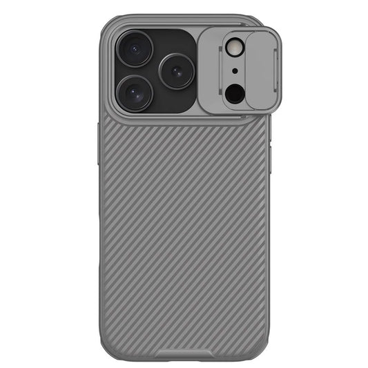 Nillkin CamShield PRO tok Apple iPhone 17 Pro készülékhez titán szürke -  iPhone 17 Pro tok a Domshop kínálatából