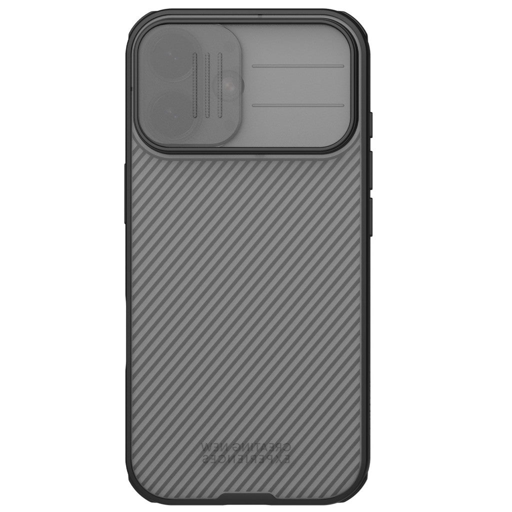 Nillkin CamShield Pro Apple iPhone 17 műanyag hátlap tok, átlátszó-fekete -  iPhone 17 tok a Domshop kínálatából