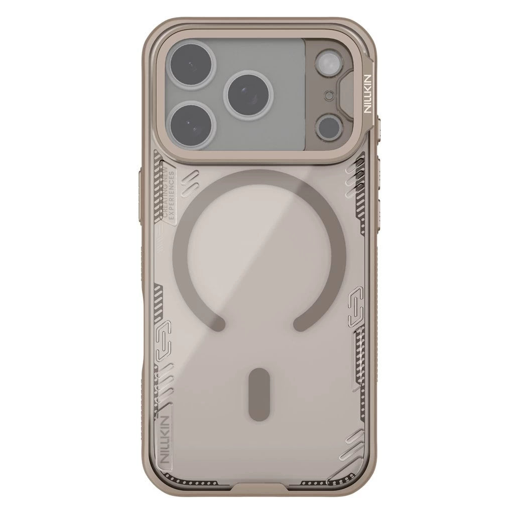 Nillkin Iceblade Prop mágneses tok Apple iPhone 17 Pro készülékhez dűnebarna -  iPhone 17 Pro tok a Domshop kínálatából