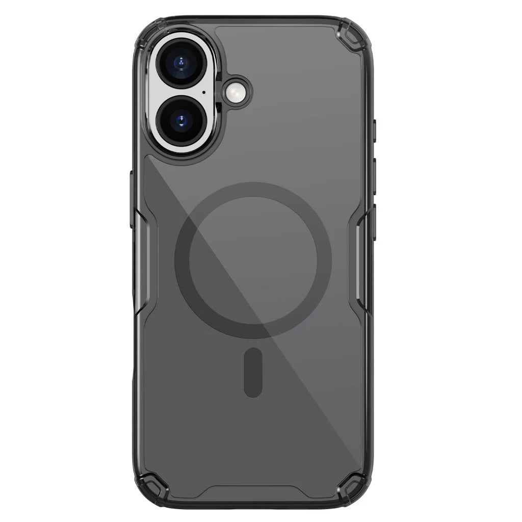 Nillkin Nature TPU PRO Magnetic tok Apple iPhone 17 készülékhez átlátszó fekete -  iPhone 17 tok a Domshop kínálatából