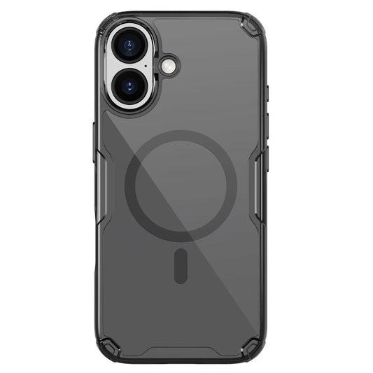 Nillkin Nature TPU PRO Magnetic tok Apple iPhone 17 készülékhez átlátszó fekete -  iPhone 17 tok a Domshop kínálatából