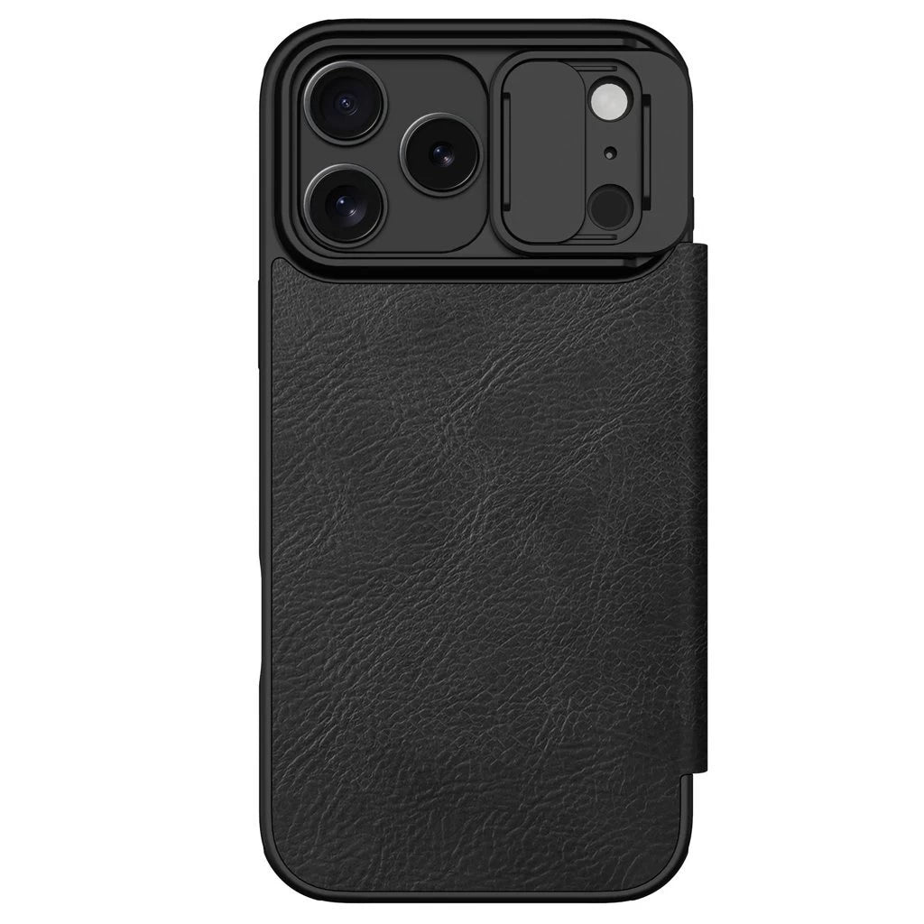 Nillkin Qin Book PRO tok Apple iPhone 17 Pro Max készülékhez fekete -  iPhone 17 Pro Max tok a Domshop kínálatából