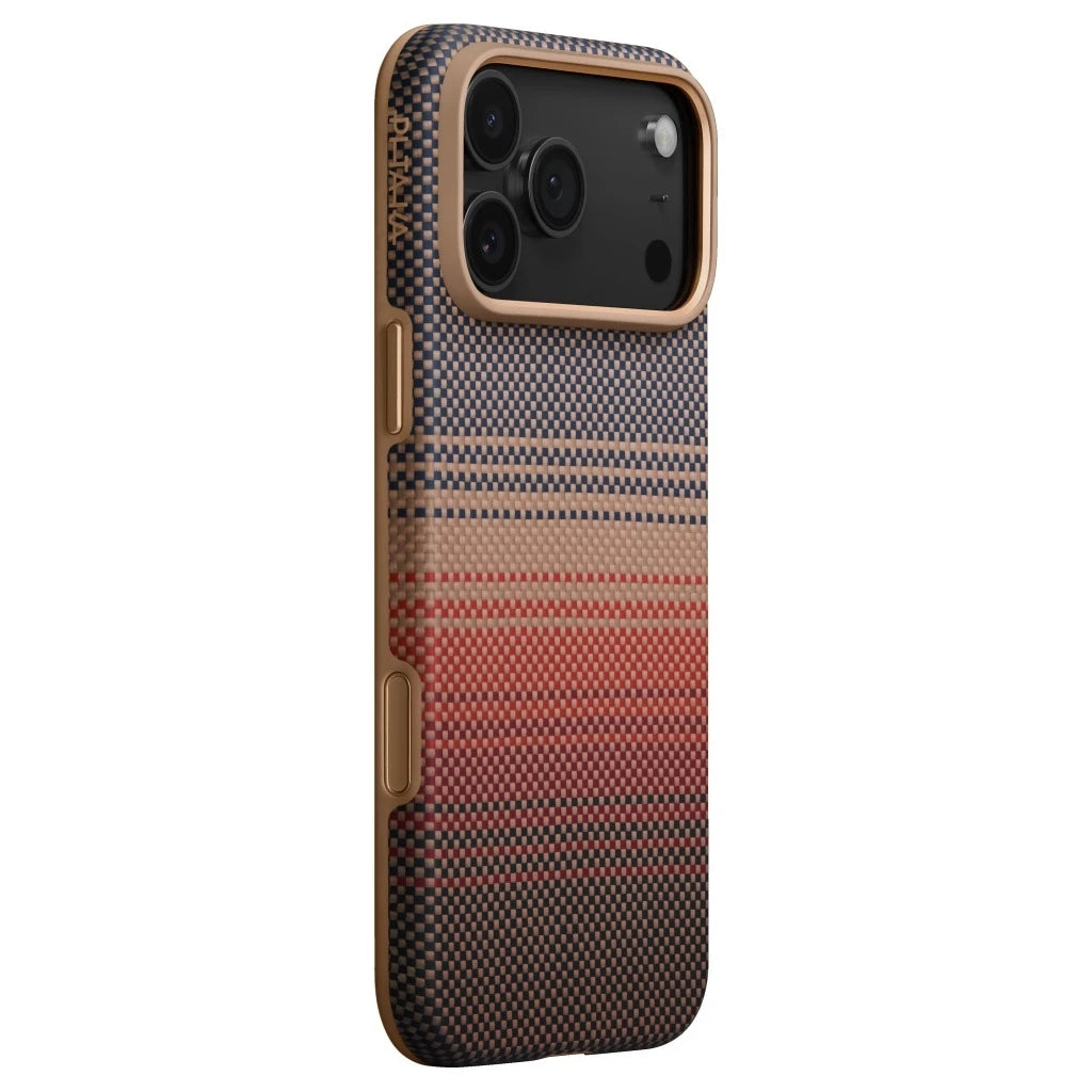 PITAKA Aramid UltraGuard Moonrise MagSafe tok iPhone 17 Pro Max készülékhez naplemente -  iPhone 17 Pro Max tok a Domshop kínálatából